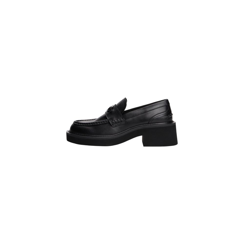 Escarpins à talons hauts en cuir noir Tommy Hilfiger Jeans