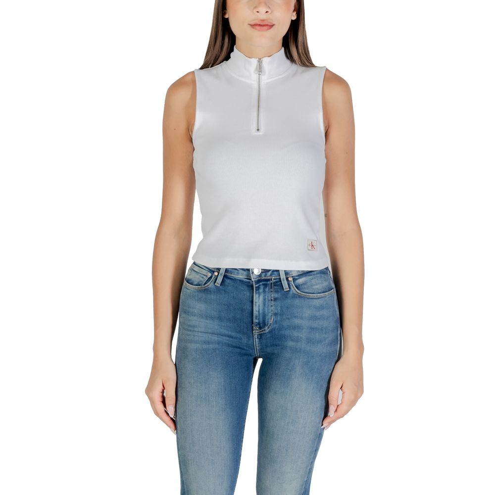 Haut blanc en coton Calvin Klein Jeans