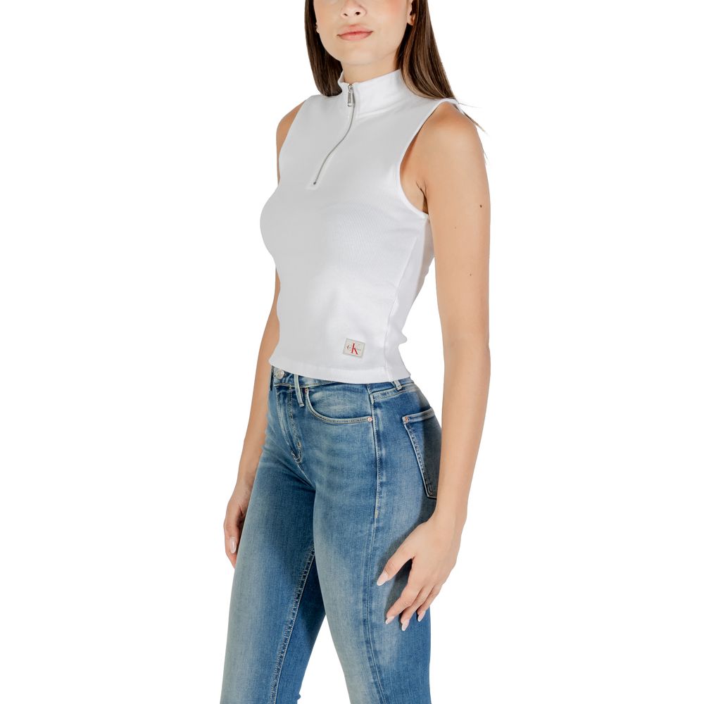 Haut blanc en coton Calvin Klein Jeans