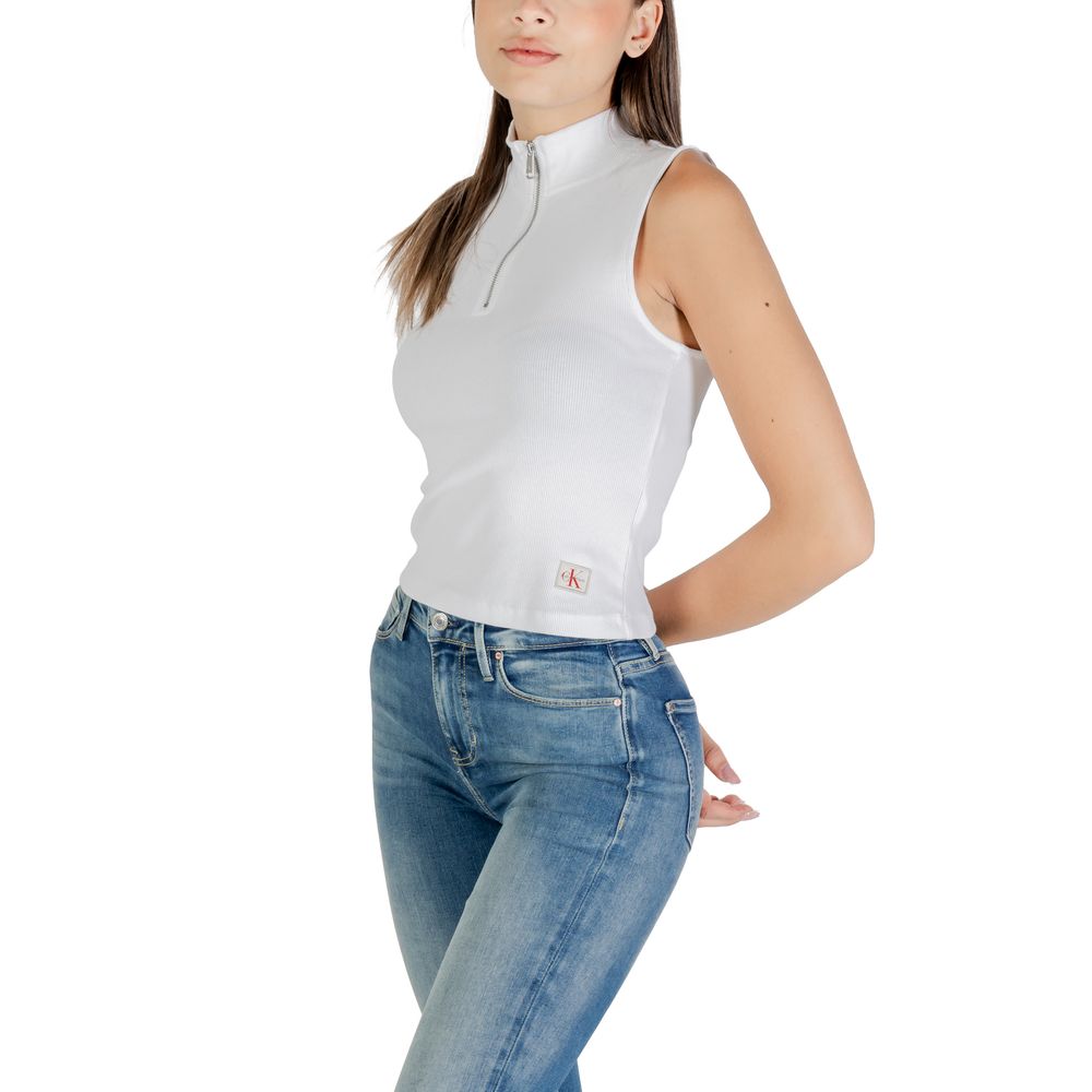 Haut blanc en coton Calvin Klein Jeans