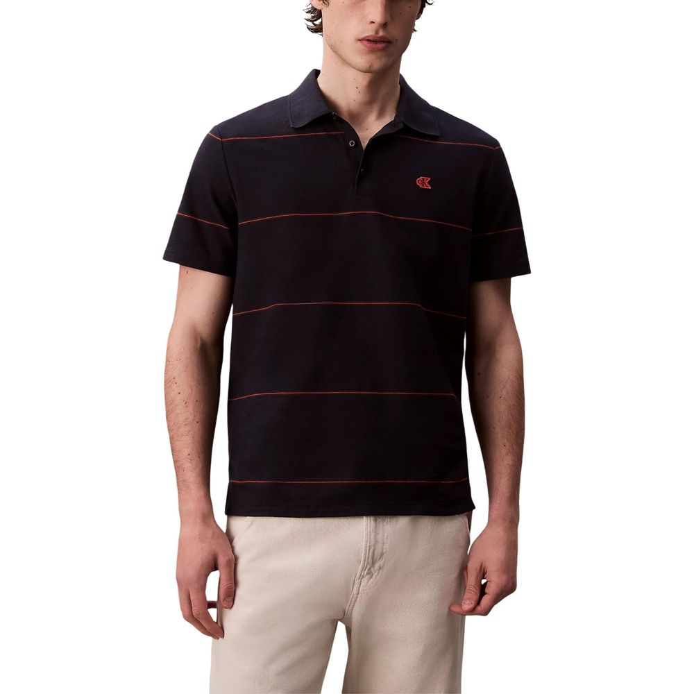 Polo Calvin Klein Jeans en coton bleu