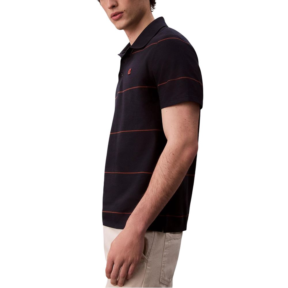 Polo Calvin Klein Jeans en coton bleu