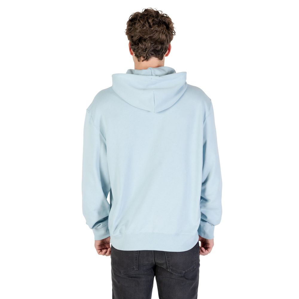 Sweat à capuche Calvin Klein Jeans en coton bleu