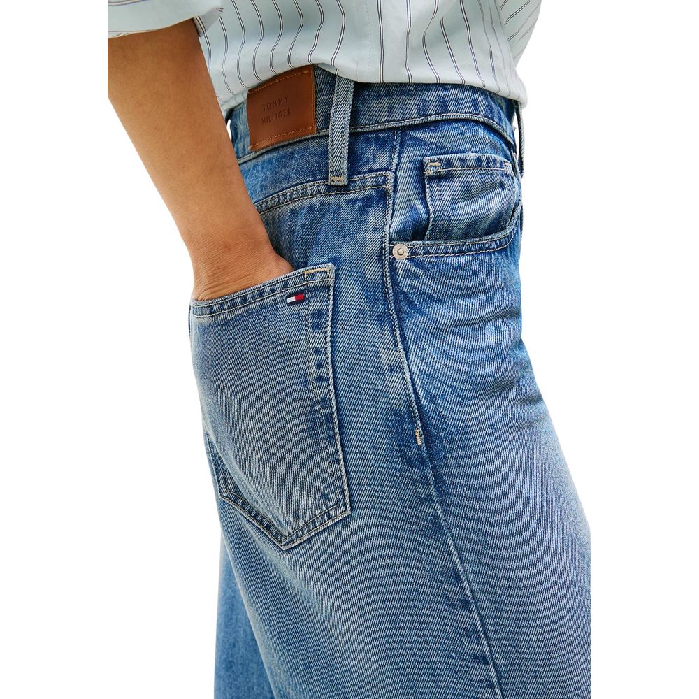 Jean bootcut Tommy Hilfiger en lyocell bleu