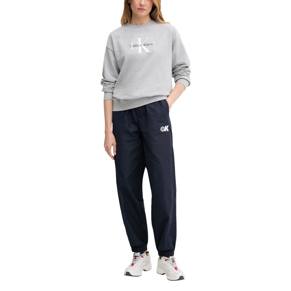 Pantalon de jogging Calvin Klein Jeans bleu en polyester recyclé (pantalon de sport)