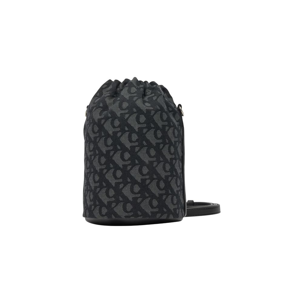 Sac à main Calvin Klein en polyester recyclé noir