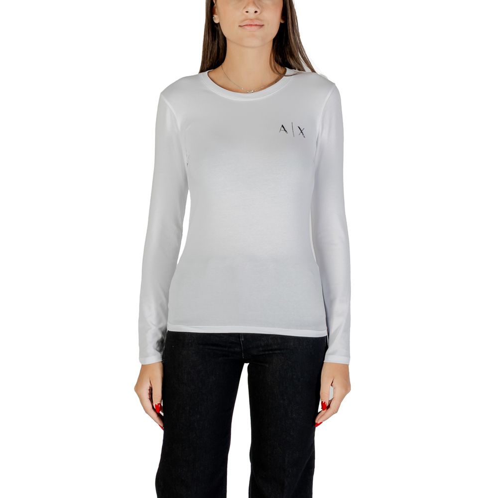 T-shirt en coton blanc Armani Exchange