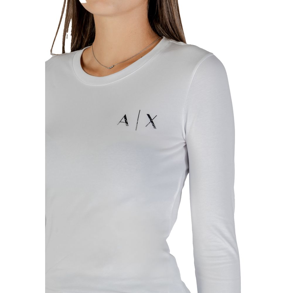 T-shirt en coton blanc Armani Exchange