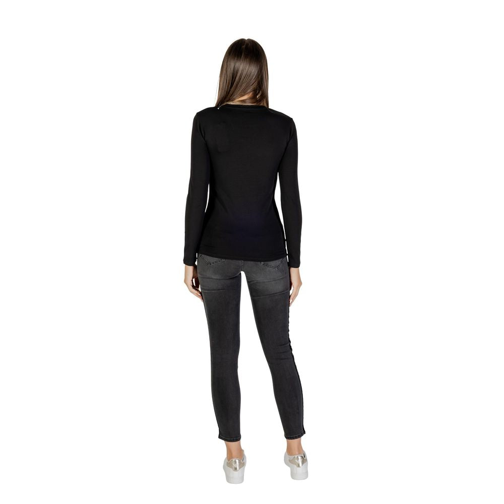 T-shirt en coton noir Armani Exchange