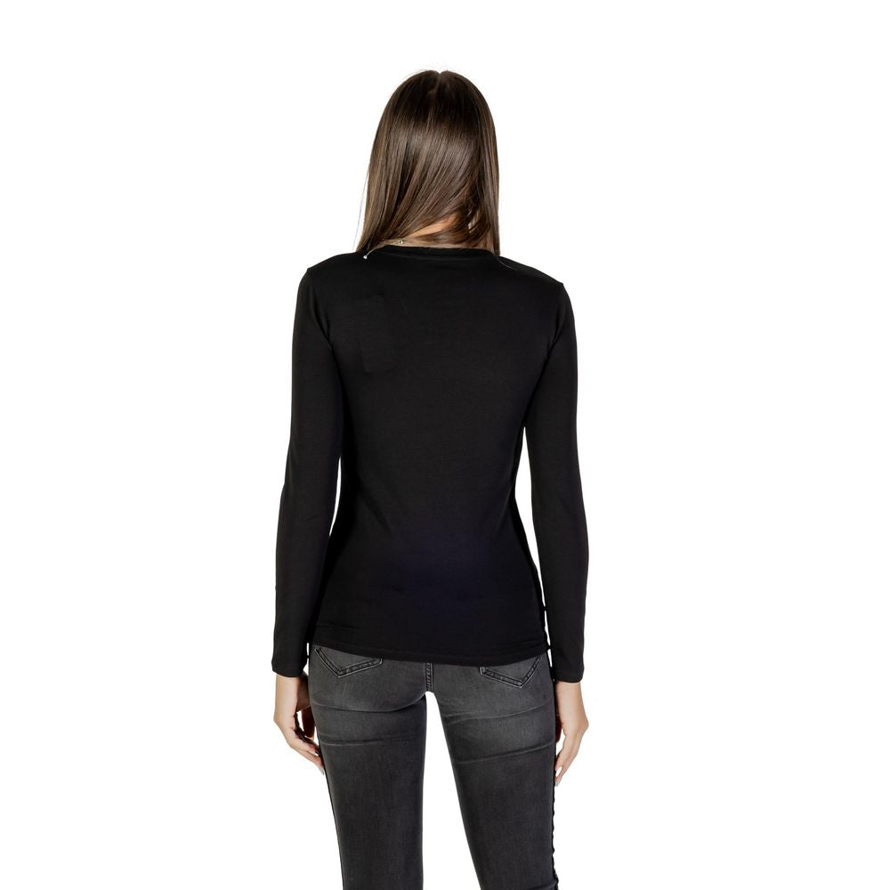 T-shirt en coton noir Armani Exchange