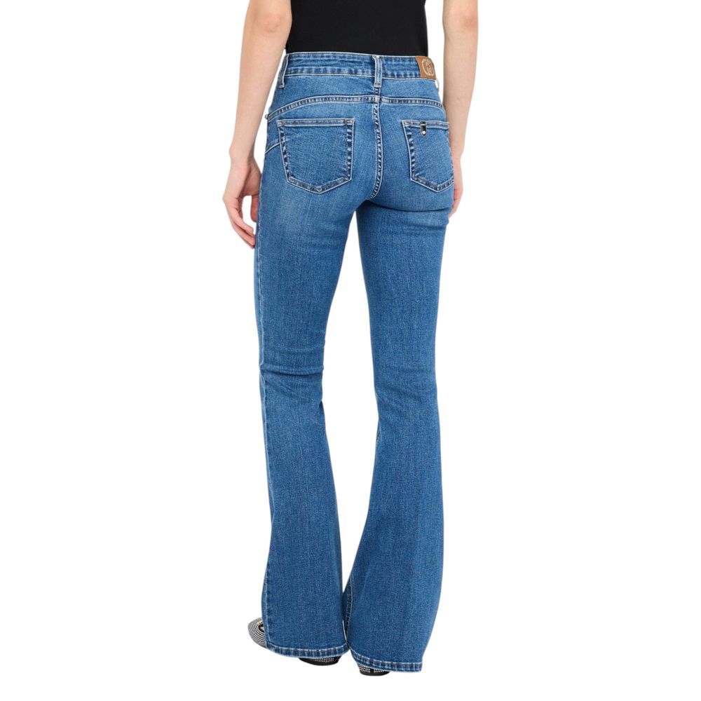 Jean bootcut en coton bleu Liu Jo
