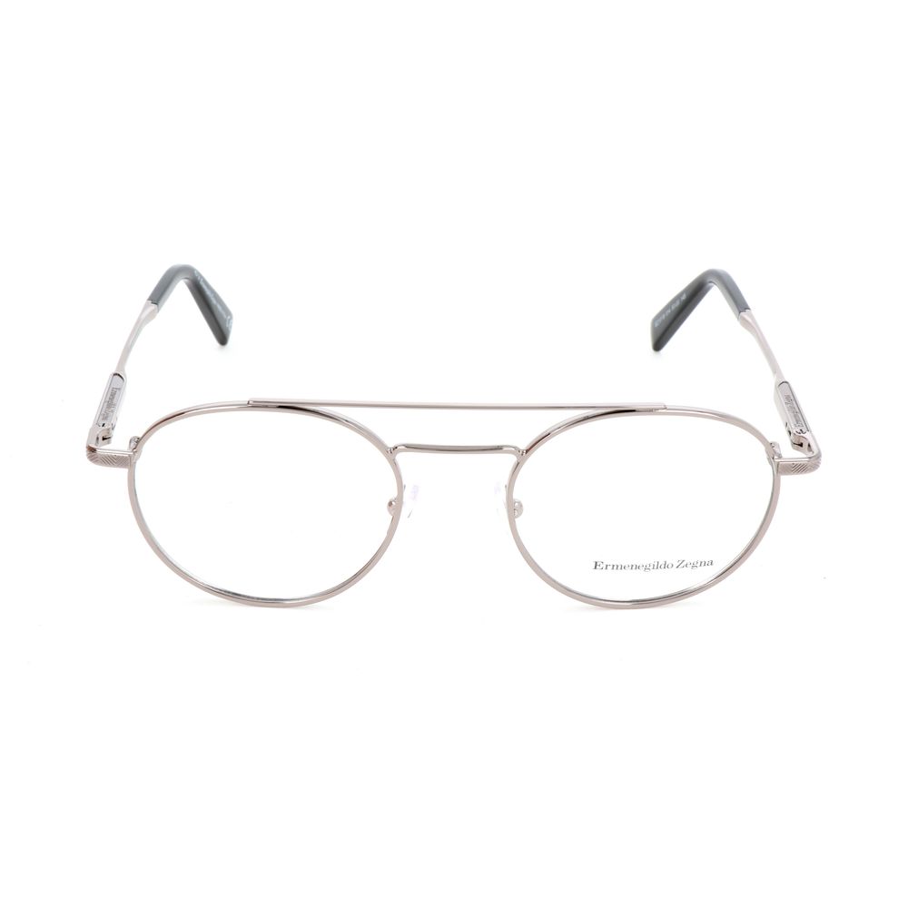 Lunettes (monture) en métal gris Ermenegildo Zegna