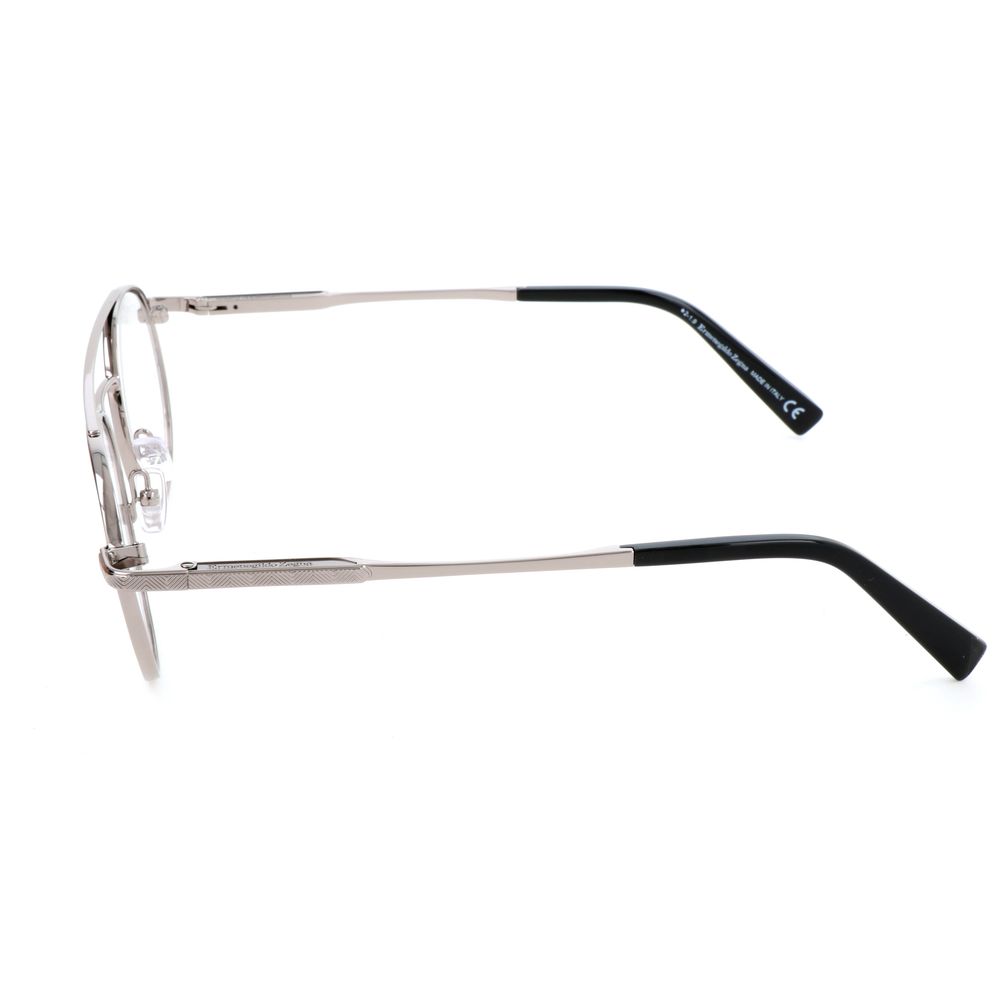 Lunettes (monture) en métal gris Ermenegildo Zegna