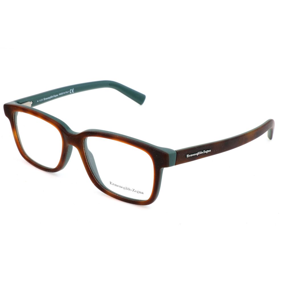 Lunettes (monture) en acétate marron Ermenegildo Zegna