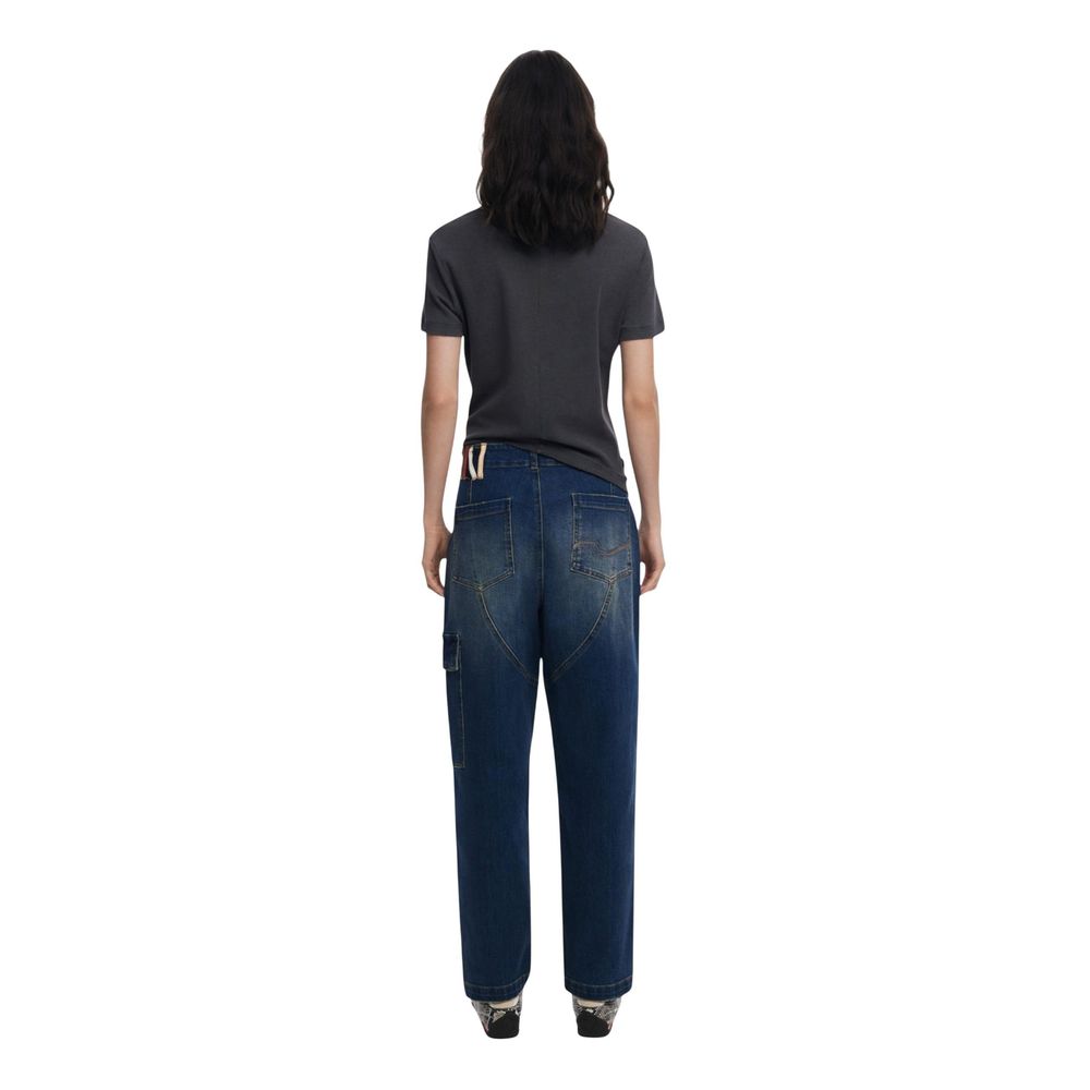 Jean Boyfriend en Coton Bleu Desigual