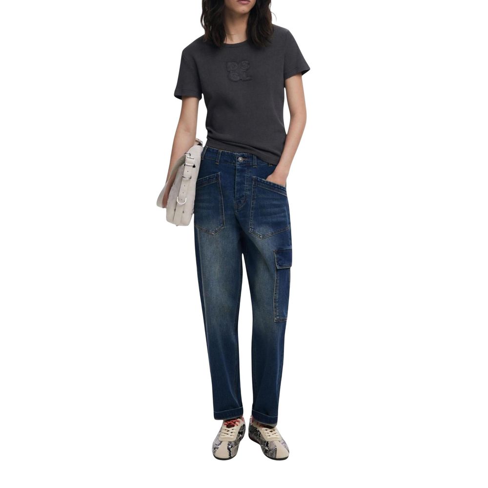 Jean Boyfriend en Coton Bleu Desigual