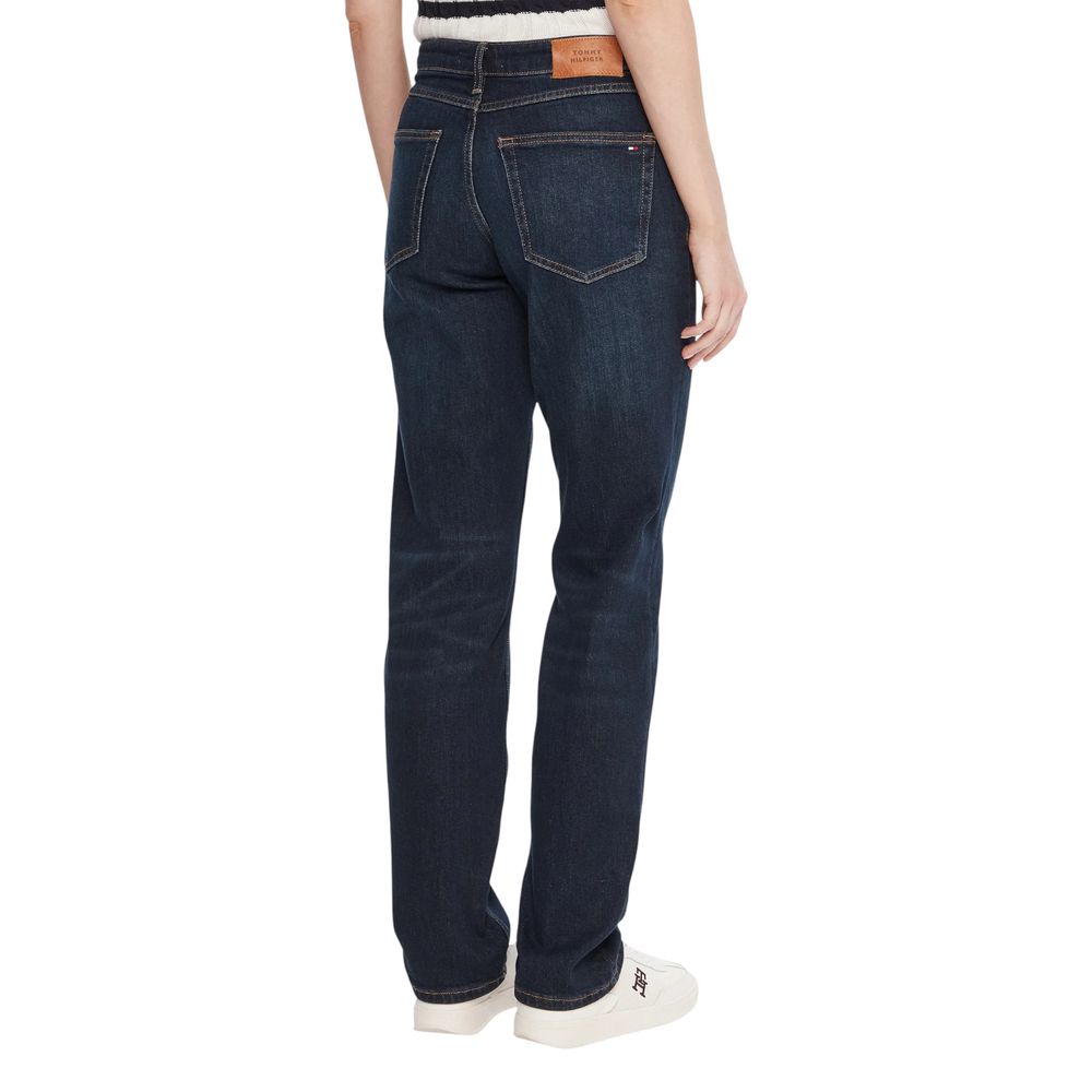 Jean mom Tommy Hilfiger en coton recyclé bleu