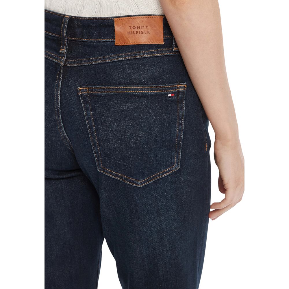 Jean mom Tommy Hilfiger en coton recyclé bleu