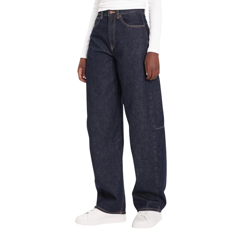 Jean Mom Calvin Klein Jeans en Coton Bleu