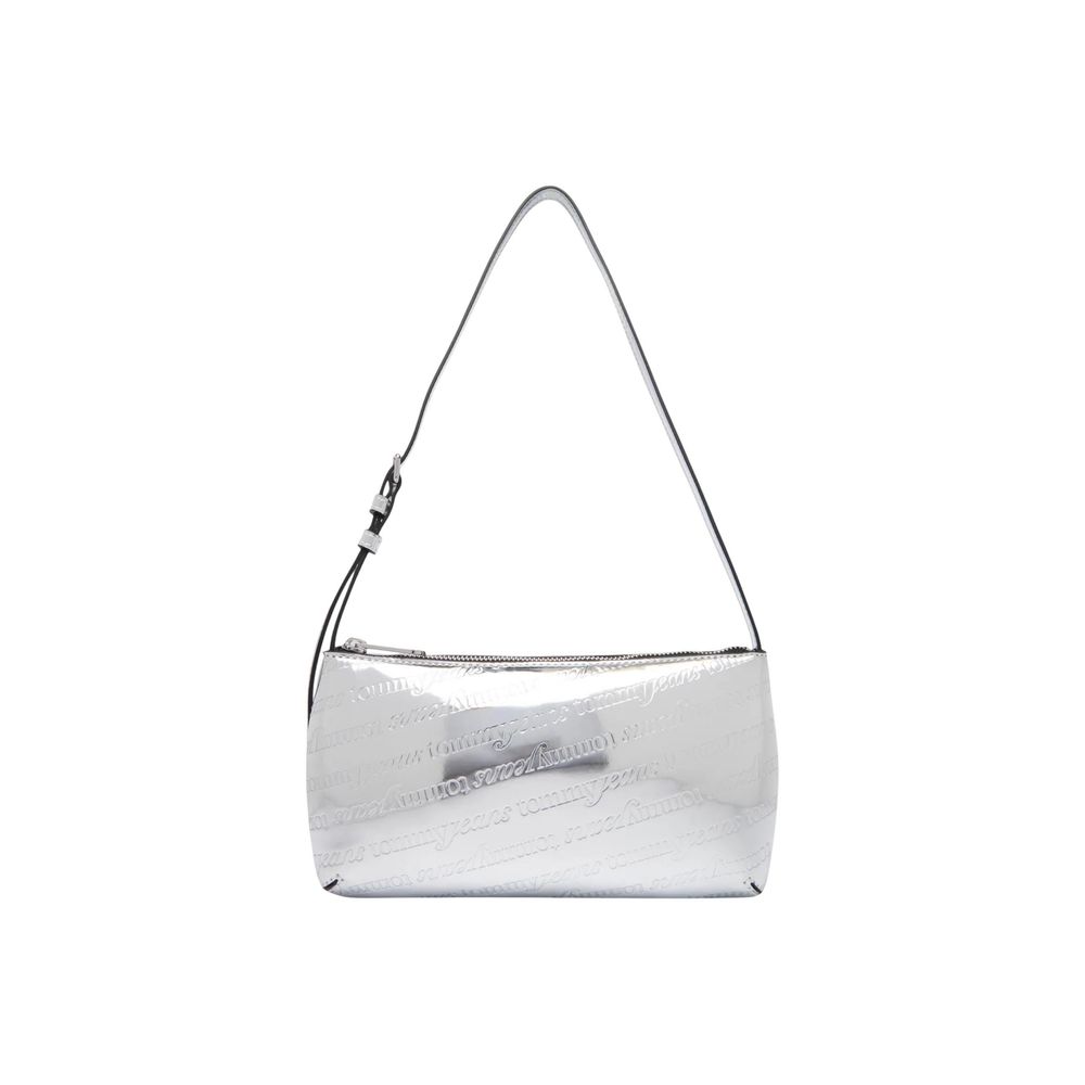 Sac à main Tommy Hilfiger Jeans en polyéthylène argenté