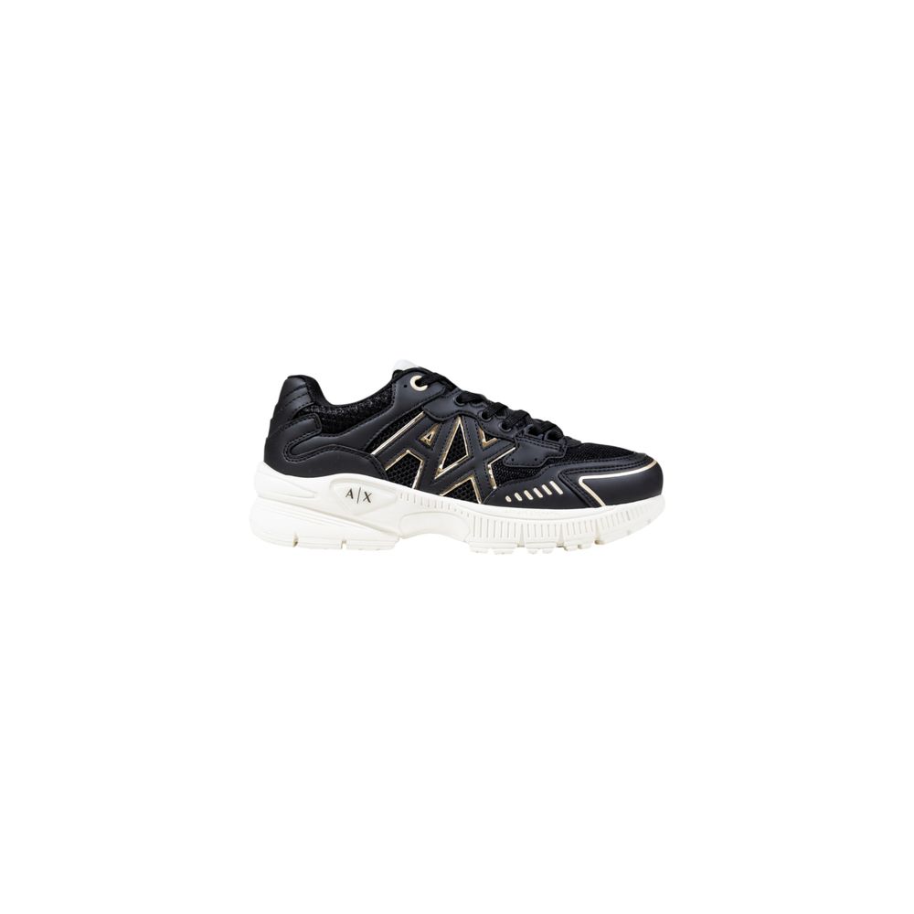 Baskets sportives bicolores en polyester Armani Exchange