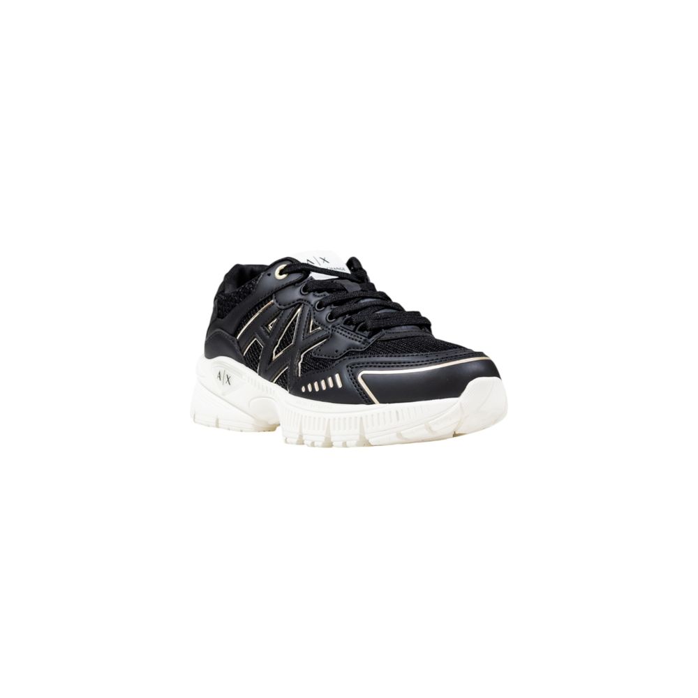 Baskets sportives bicolores en polyester Armani Exchange