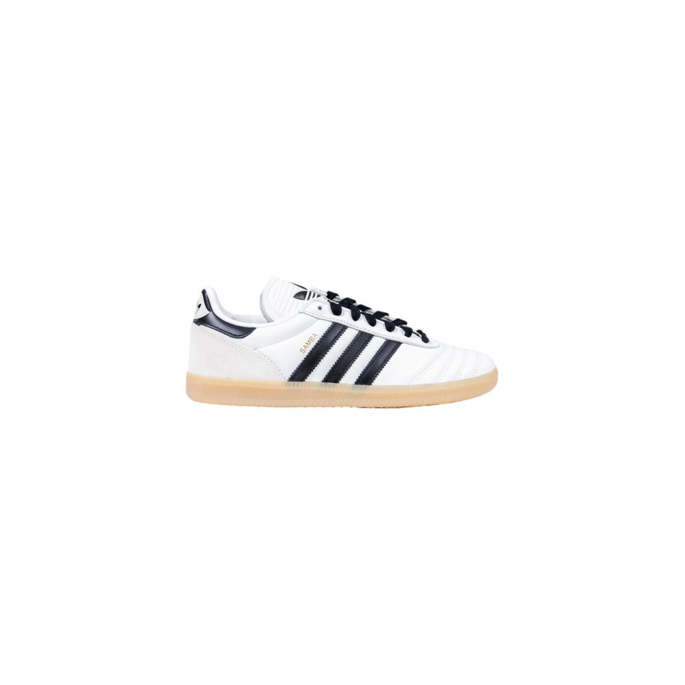 Baskets Athlétiques Adidas Originals Noires et Blanches en Cuir Artificiel