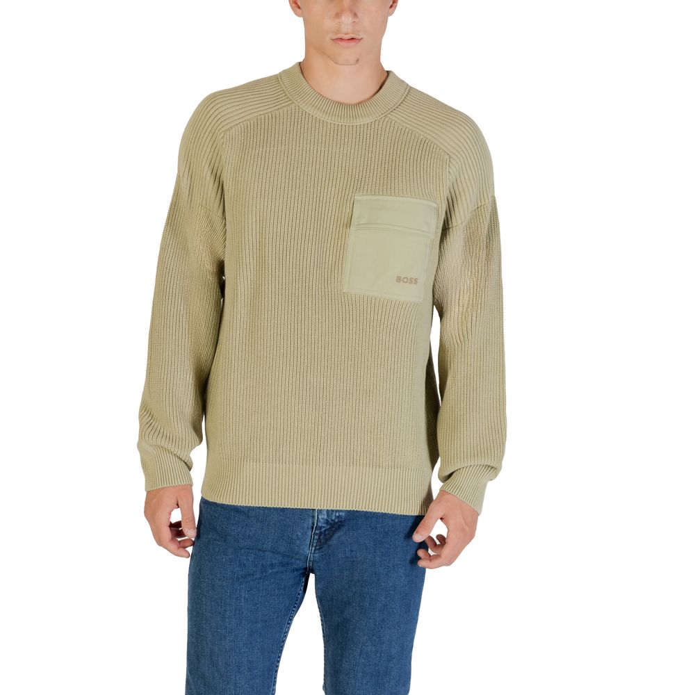 Sweat-shirt en coton Hugo Boss Green