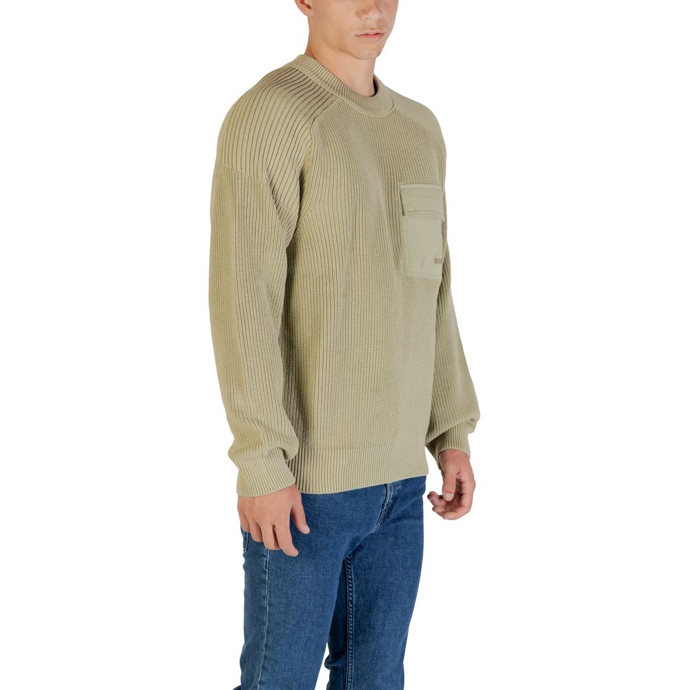 Sweat-shirt en coton Hugo Boss Green