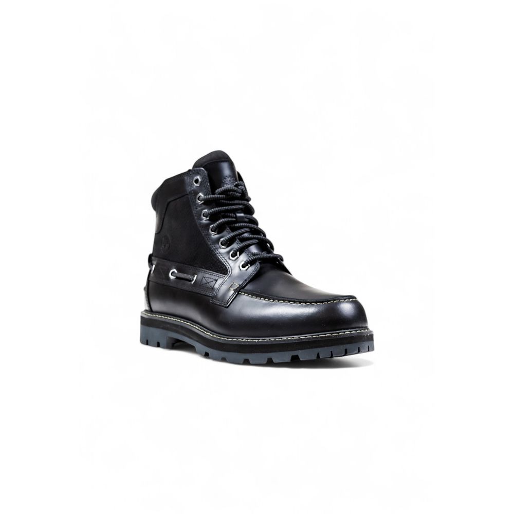 Bottes Timberland à lacets en cuir noir