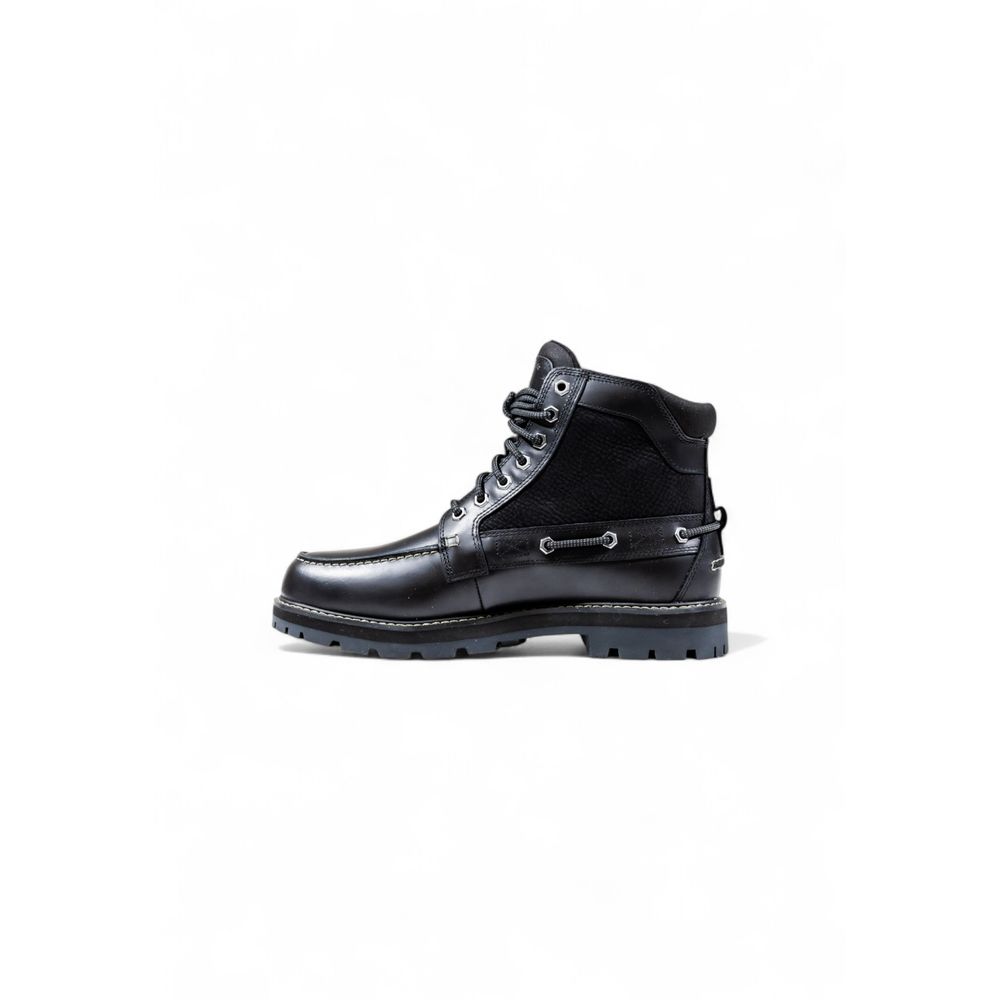 Bottes Timberland à lacets en cuir noir