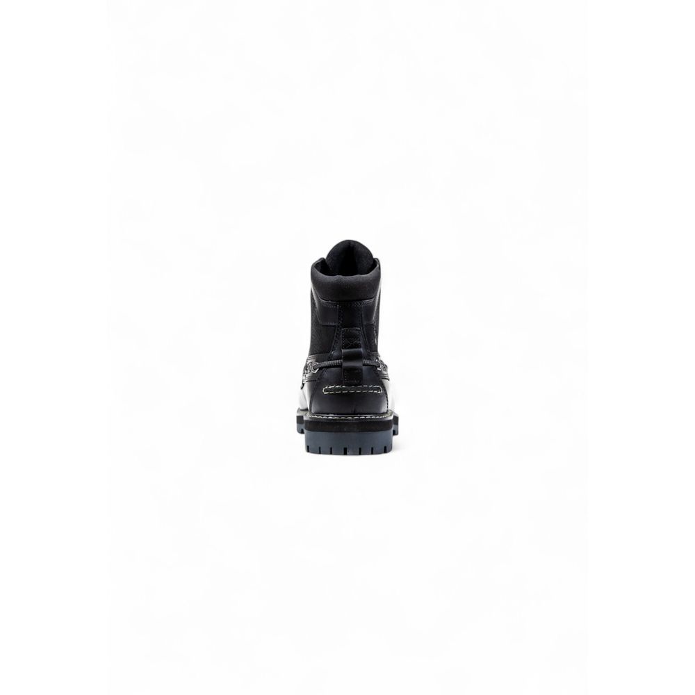 Bottes Timberland à lacets en cuir noir
