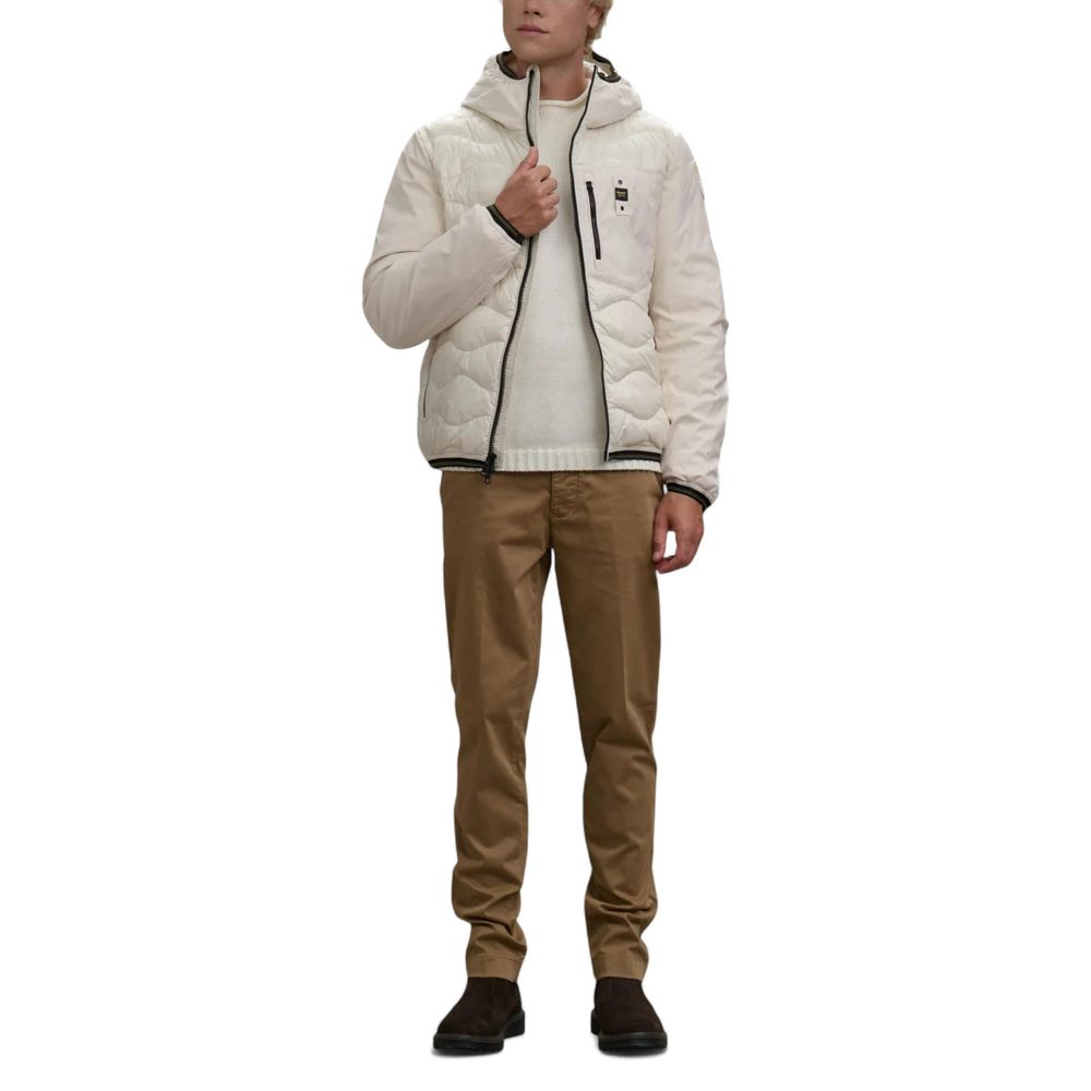 Blouson Blauer en polyamide blanc