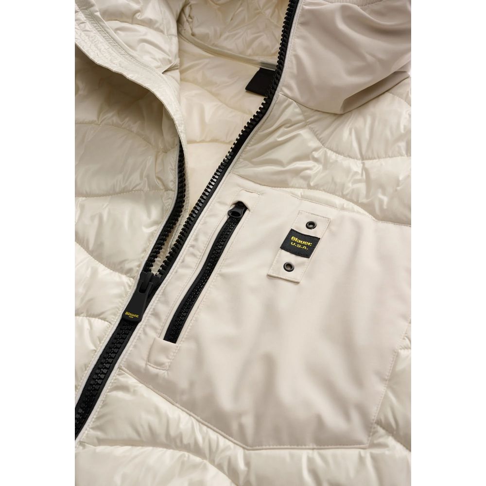 Blouson Blauer en polyamide blanc