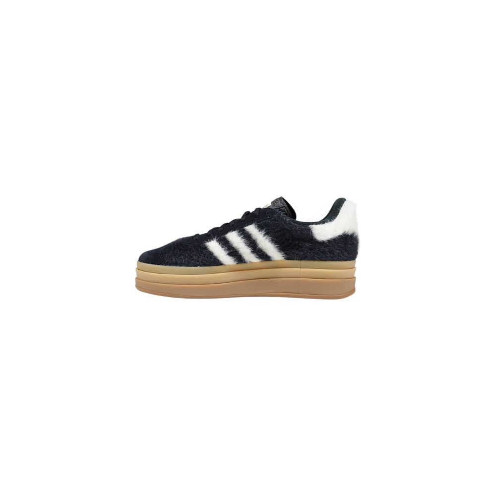 Baskets compensées en cuir noir Adidas Originals