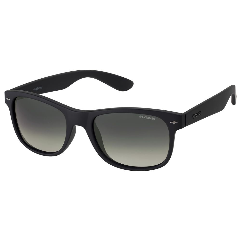 Lunettes de soleil Polaroid en plastique noir