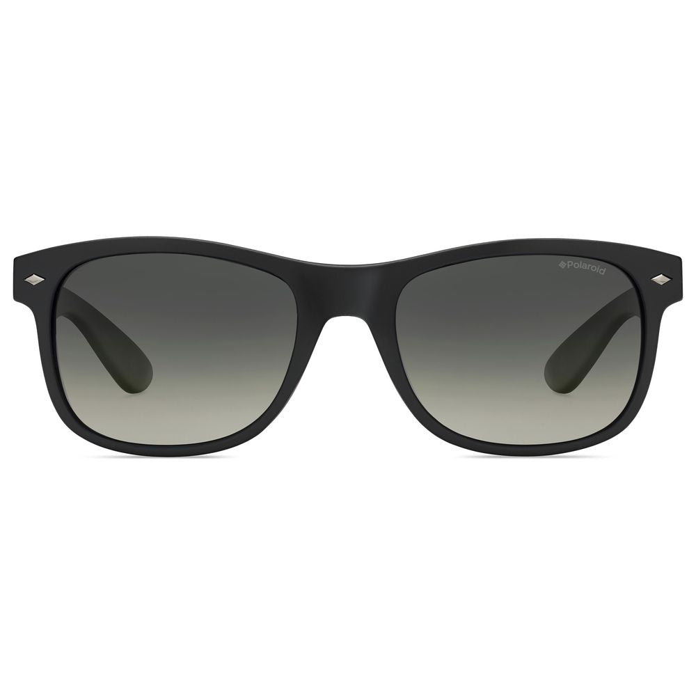 Lunettes de soleil Polaroid en plastique noir