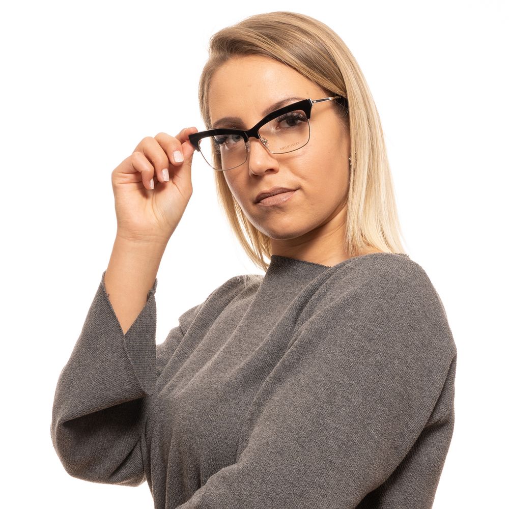 Lunettes Emilio Pucci en métal noir et plastique (Monture)