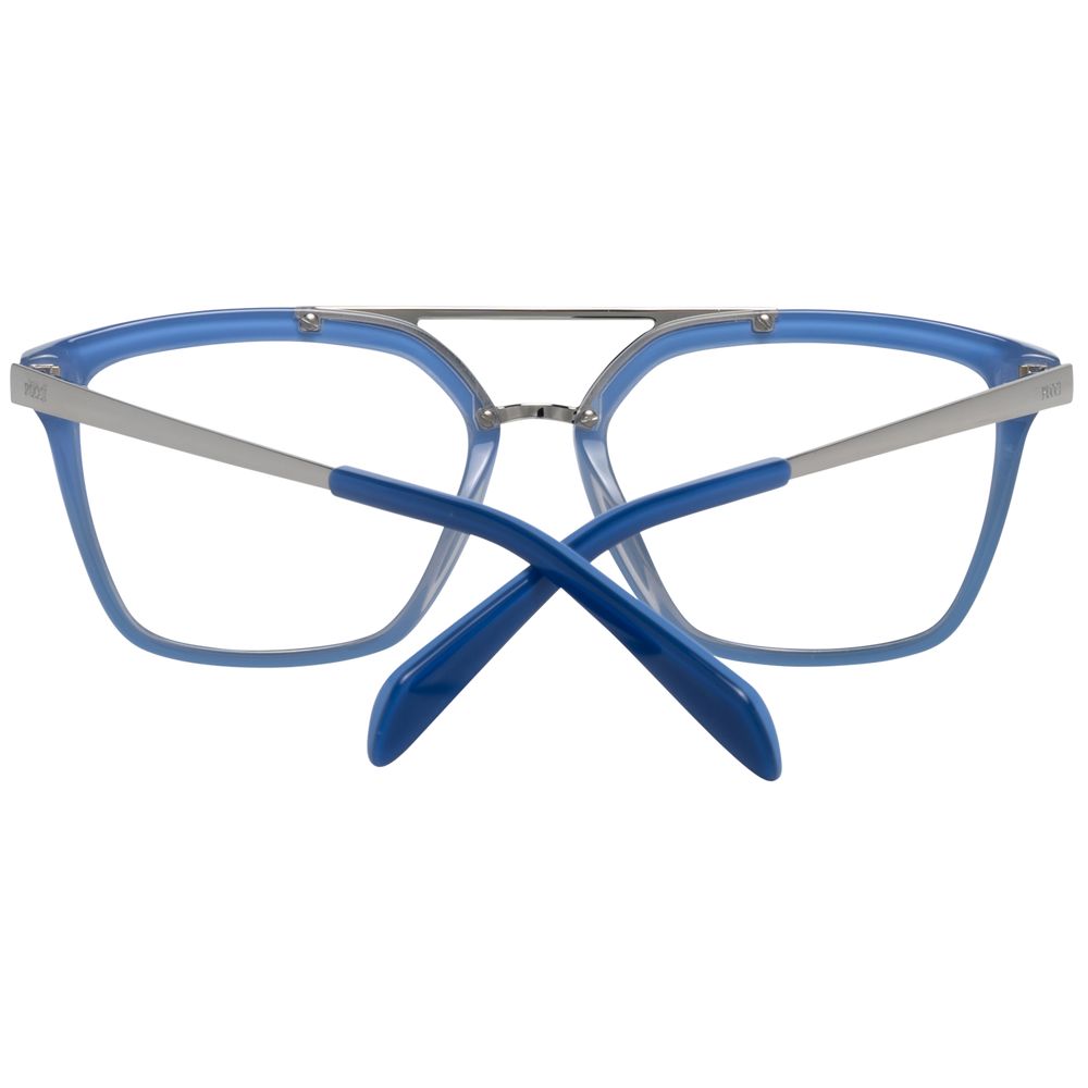 Lunettes (monture) Emilio Pucci en métal bleu et plastique