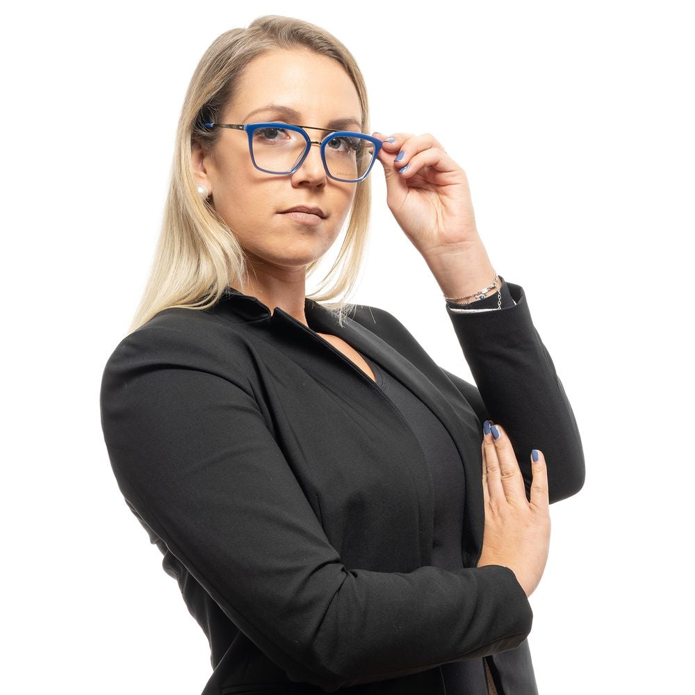 Lunettes (monture) Emilio Pucci en métal bleu et plastique