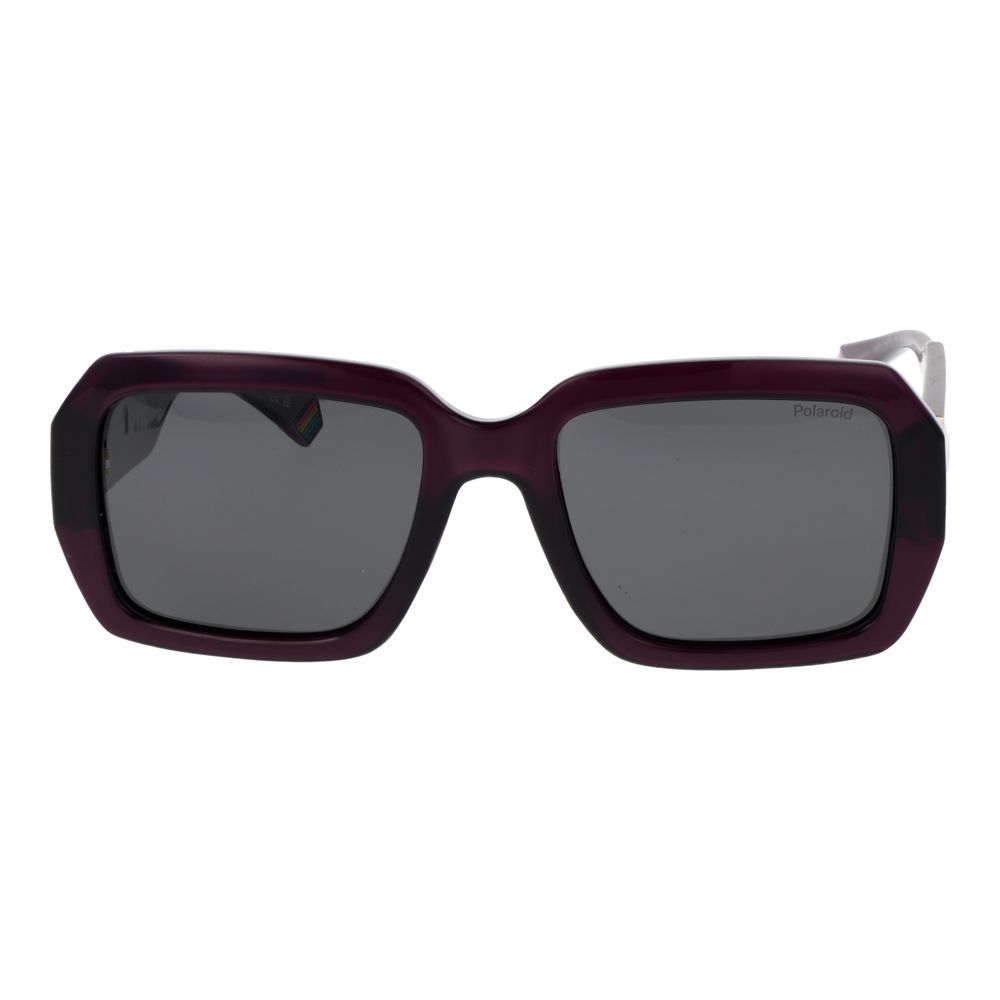 Lunettes de soleil en plastique violet Polaroid