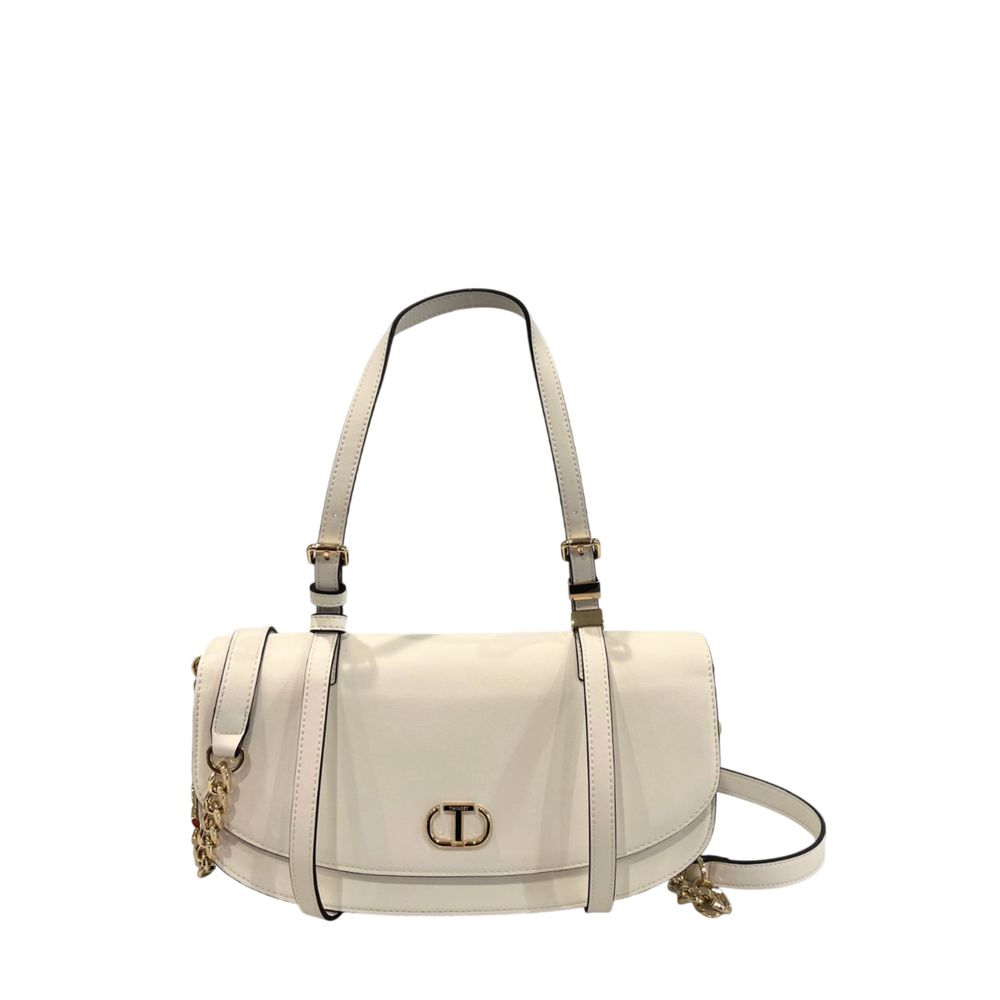 Sac à bandoulière Twinset en PU blanc pour femme