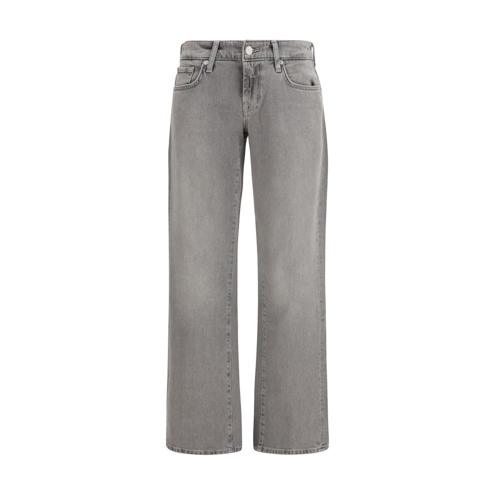 Jean droit en coton gris 7FOR
