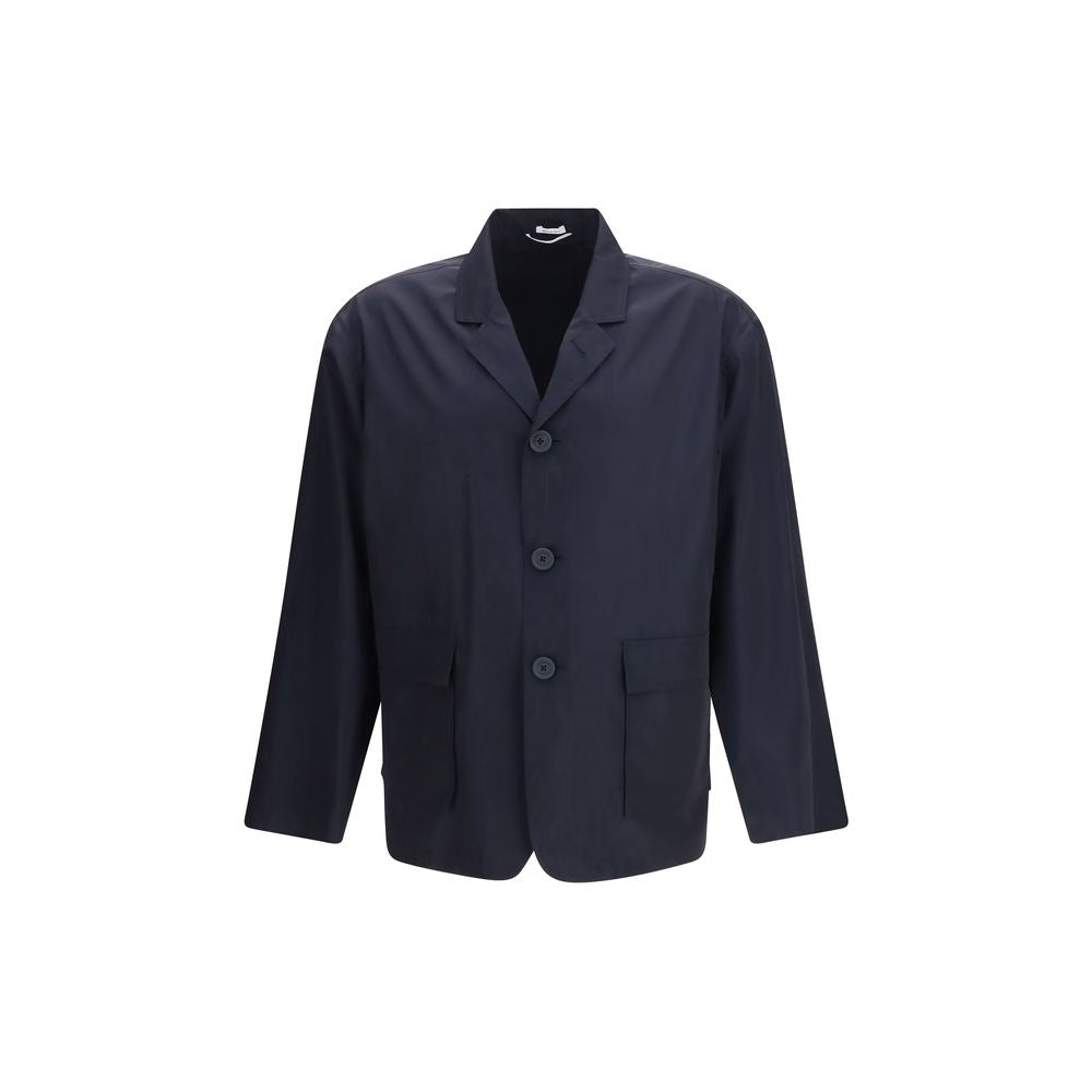 Manteau Thom Browne en polyester bleu
