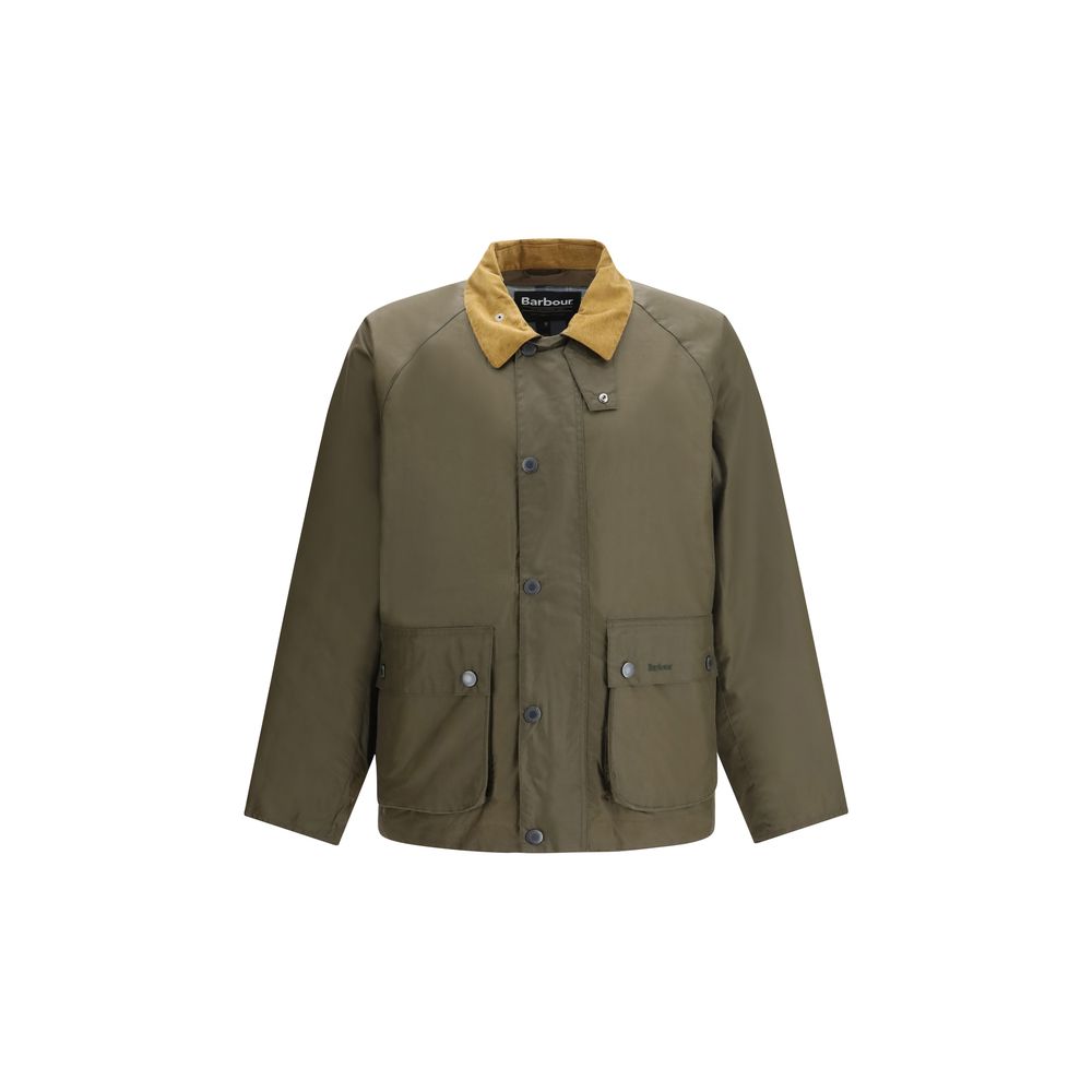 Manteau Barbour bicolore en coton