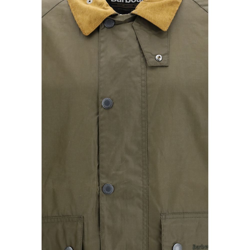 Manteau Barbour bicolore en coton