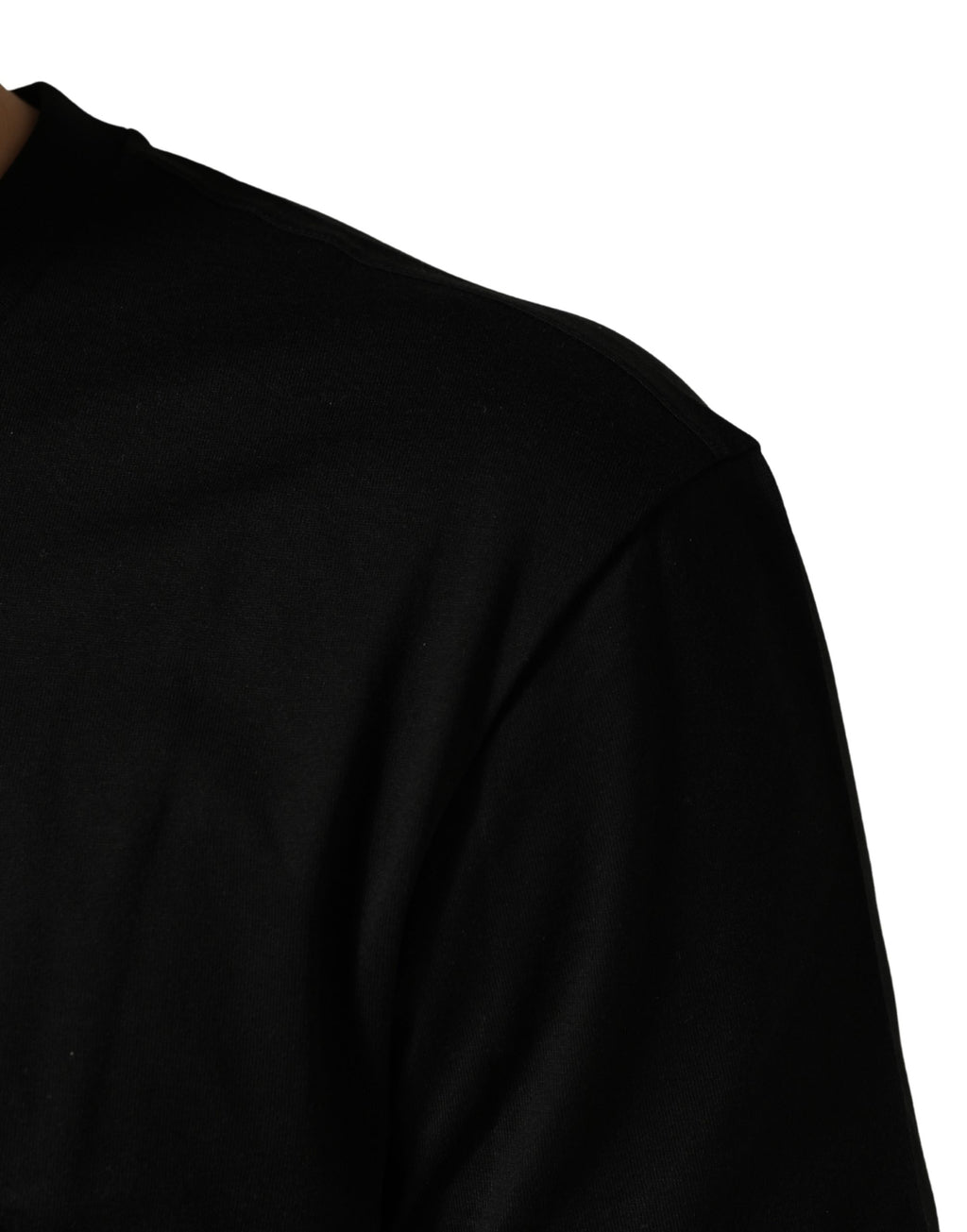 T-shirt ras du cou en coton imprimé DG Noir +39 MASQ