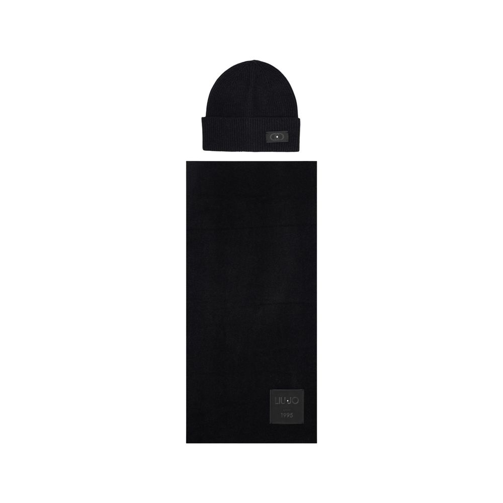 Bonnet Liu Jo noir en polyester