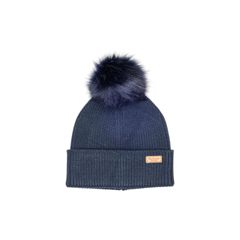 Bonnet Barbour bleu en viscose