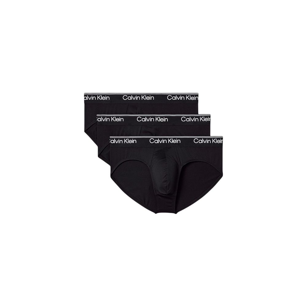 Slip Calvin Klein Underwear en polyester recyclé noir